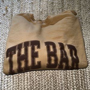 THE BAR VARSITY CREWNECK SWEATSHIRT. Size XXL. “Chocolate Chip”
